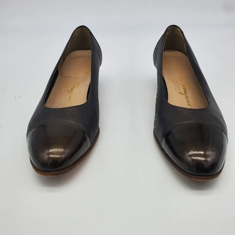 Salvatore Ferragamo Shoes Women's 8.5 B Boutique Luxury Slip-On Heels